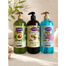 Duru Organik Zeytinyağlı Sıvı Sabun 3 'lü Set /avokado 750 ml + Zeytin Çiçeği 750 ml + Okyanus 750 ml