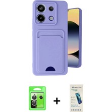 Pileli Store Pilelistore™ Redmi Note 13 Pro 5g Kılıf Vadi Çizgi Prime - Şeffaf Pasifik Cam Ekran Koruyucu + Raze Metal Kamera Lens - Gs