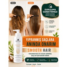 Hasarlı ve Taranmayan Saçlar Için Yoğun Nemlendirici Şok Bakım Kremi Smooth Haır 200 ml