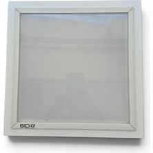Fazör - Işıldar Sıva Altı Armatür 2x E27 Duy 30X30 Polikarbon Cam Sac Gövde Clıp-In