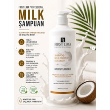 First Lima Professional Kuru Saçlar Için Tuzsuz Süt Proteini & Hindistan Cevizi Nemlendirici Şampuan 1000 Ml