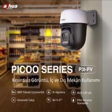 Dahua P3I  – 360° Dönebilen, Gece Görüşlü, Hareket Takipli Güvenlik Kamerası