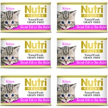 Nutri Feline Kitten Tavuk Eti & Ton Balığı 85 gr 6 Adet Premium Kalite Yavru Kedi Maması