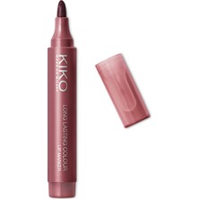 Kiko Milano Kiko Long Lasting Colour Lip Marker 107 Gül Kurusu Renkli Kalıcı Dudak Makyaj Ürünü