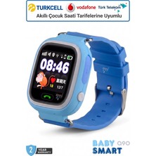 BabySmart Q90 LBS Konumlu Akıllı Çocuk Takip Saati Sim Kartlı Arama, Gizli Dinleme Özellikli