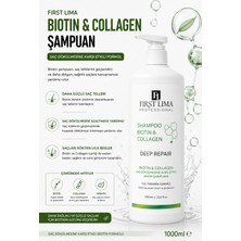 Biotin & Kolajen Şampuan - Saç Dökülmesine Karşı Güçlü Etki, Onarıcı Bakım, Hacim ve Canlılık Artışı, 1000 ml