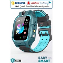 BabySmart Q19 Akıllı Çocuk Saati | Kameralı, LBS Takipli – Sim Kartlı, SOS Acil Arama