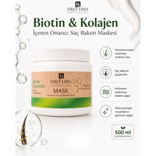 Yıpranmış Saçlar Için  Onarıcı Biotin & Collagen Saç Maskesi 500 ml