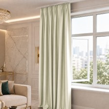 Mebelport Curtain Blackout Karartma 1/2 Amerikan Pileli Fon Perde