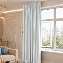 Mebelport Curtain Blackout Karartma 1/2 Amerikan Pileli Fon Perde