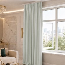Mebelport Curtain Blackout Karartma 1/2 Amerikan Pileli Fon Perde