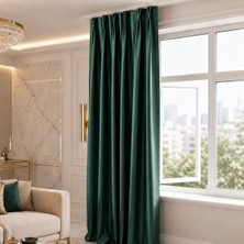 Mebelport Curtain Blackout Karartma 1/2 Amerikan Pileli Fon Perde