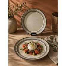 Choice 2'li Cortado Spiral Gourmet Flat Plate 27 cm Yemek Tabağı/pasta/gün