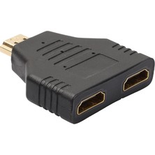 Alfais 4447 2 Port HDMI Çoklayıcı Splitter Switch Ekran Çoğaltıcı Sinyal Kayıpsız Tasarım