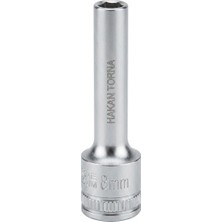 ALWAYSSPEED - Rico 1/2 Uzun 6 Köşe Derin Lokma Inçe Köşeli 8mm 9mm 10MM