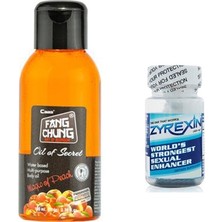 Hepsidahice Fang Chung Oil Of Secret 100ML Şeftali Aromalı Masaj Yağı + 30LU Zyrexin Erkeklere Özel