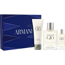 Giorgio Armani Acqua Di Gio Pour Homme Edt 100 ml + Shower Gel 75 ml + Edt 15 ml