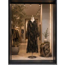 Butik Mocha Breeze Şifon Elbise