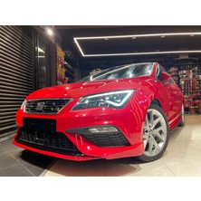 Tuning Vadisi Seat Leon Mk3.5 Dinamik Ön Ek Tampon Eki 2017 2020 Arası Plastik Boyasız