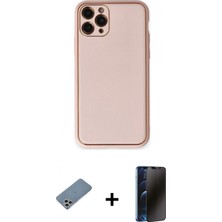 Pileli Store Pilelistore™ iPhone 11 Pro Kılıf Yadigar Klasik - Siyah 3D Antistatik Hayalet Cam Ekran Koruyucu + Shine Kamera Lens Koruma Cam - Gs