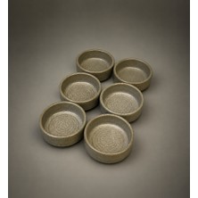 Choice 6'lı Adelfa Ripple Stackable Bowl 6 cm 35CC  Sosluk-Reçel-Kahvaltı