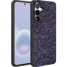 Zengemtx Onegif  Galaxy A37 5g Bright Simli Kapak - Derin Mor