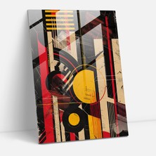 Popcas Art Deco Tarzında Pop Art Cam Tablo - Klasik ve Modern Sanat ile Ev Dekoru