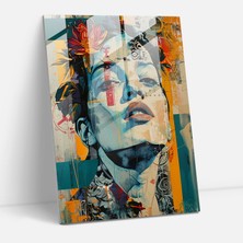 Popcas Klasizm ve Pop Art Temalı Dekoratif Cam Tablo