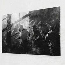 Popcas Caravaggio Temalı Temperli Cam Tablo - Caravaggio Tarzı Duvar Dekoru