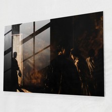 Popcas Modern Sanat Temalı Cam Duvar Tablosu - Caravaggio Tarzı