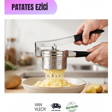 Van Vleck Silikon Saplı Patates Ezici – Paslanmaz Çelik Patates Püresi Ezme ve Sebze Ezici Aparat