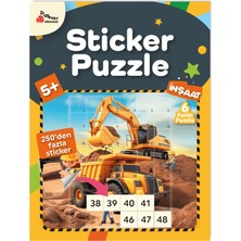 Playever Sticker Puzzle - İnşaat  - Çıkartmalı Yapboz Etkinlik Kitabı