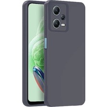 Zengemtx Newface Xiaomi Redmi Note 12 Pro 5g Kılıf Nano Içi Kadife Silikon - Gri