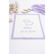 Osmanlı Triko Bebek Battaniyesi-Kişiye Özel Isimli Battaniye-Triko Battaniye-Hediyelik Çok Amaçlı Battaniye