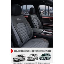 Gm Design Premium Serisi Lüks Keten Üniversal Ticari Oto Koltuk Kılıfı (Doblo-Caddy-Berlingo-Dokker-Courier-Kangoo Uyumlu)
