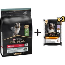 Pro Plan Kuzulu Yavru Köpek Maması 3 kg + 3 Adet Pro Plan Everyday Nutrition Hindili Köpek Konservesi 400 gr