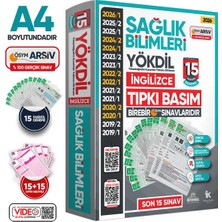 2026 YÖKDİL İngilizce SAĞLIK BİLİMLERİ ÖSYM Çıkmış Soru Tıpkı Basım Deneme Paketi 15li Türkiye Geneli