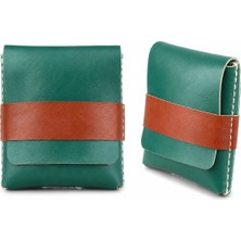 Oakco Leather Haki Deri Cüzdan Wild Model