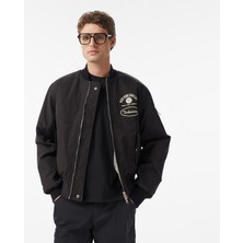 Market Handyman Reversible Bomber Erkek Siyah Ceket.pwc