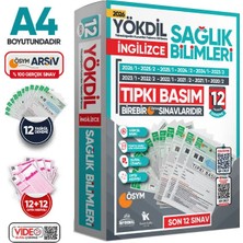 Karakutu Yayınları 2026 YÖKDİL İngilizce SAĞLIK BİLİMLERİ ÖSYM Çıkmış Soru Tıpkı Basım Paket Deneme 12li Türkiye Geneli