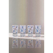 Rakle Good Luck 4'lü Shot Bardağı Seti 34 cc