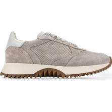 Tamer Tanca Kadın Hakiki Deri Bej Süet Sneakers & Spor Ayakkabı 154 7161 Bn Ayk Y26 Bej Suet