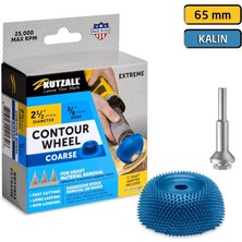 Kutzall CW212X90 Kalın Diş Ahşap Çanak Törpü 65 mm