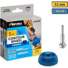 Kutzall CW200X90 Kalın Diş Ahşap Çanak Törpü 51 mm