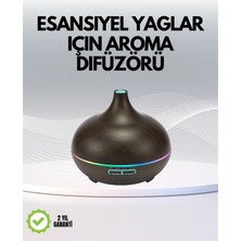 İlk El Grup 7 Renk Işıklı Ultrasonik Hava Difüzörü – Sessiz ve Güvenli Kullanım