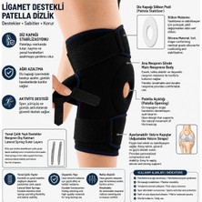 Rotantix Patella Ligament Destekli Dizlik, Menüsküs, Kas, Eklem, Kronik Ağrılar Sporcu Koruma
