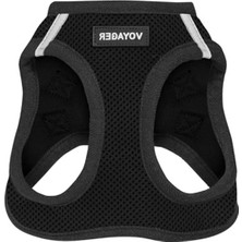 Cekar Store Voyager Step-In Air Köpek Koşum Takımı - Küçük ve Orta Ölçekli Köpekler Için Yeleğe Tüm Hava Mesh Adım  Black, L