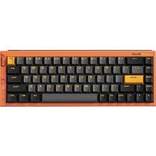 Mchose Ace 68 Turbo Esports Galaxy Orange %65 Mount Tai Magnetic Switch Gt 16K Hz Hall Effect Rgb Hotswap Gaming Klavye (HW-ACE68TURBO-9)
