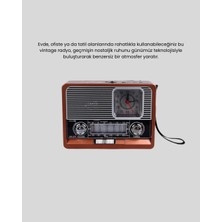 Cenk Xstore Nostaljik Radyo – Şık Dekoratif Tasarım ve Güvenli 2 Yıl Garanti