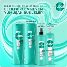 Elidor Belirgin Bukleler 4’lü Saç Bakım Seti – Şampuan, Saç Kremi, Deniz Tuzu Etkili Saç Spreyi ve Bukle Şekillendirici